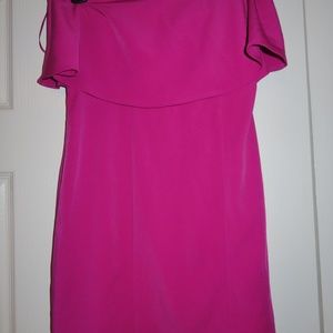 NWT Express strapless dress, size 10 (pink fuschia color)